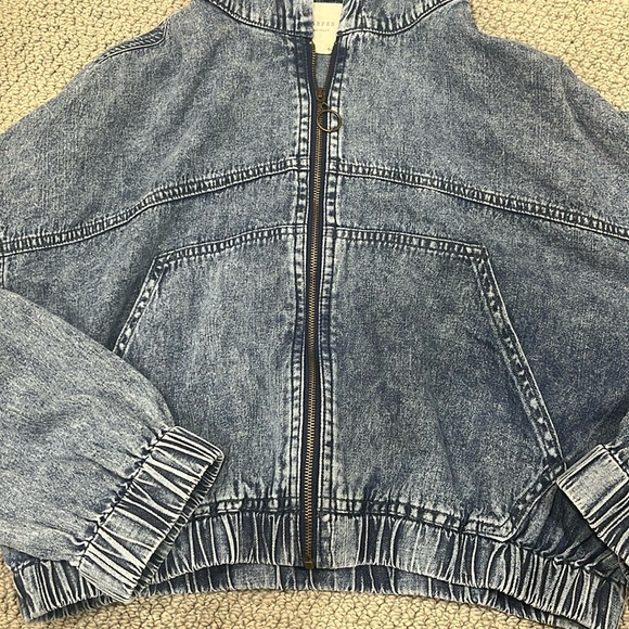 CROPPED JEAN JACKET - Picture 4 of 5